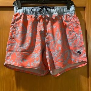 Salt Life Women’s Light Blue/Salmon Floral Print Boardshorts 5” Inseam NWT XS